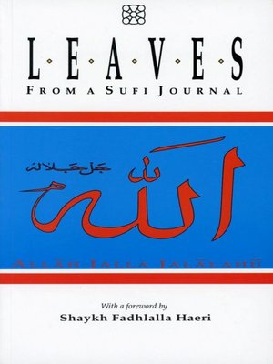 cover image of Leaves From a Sufi Journal
